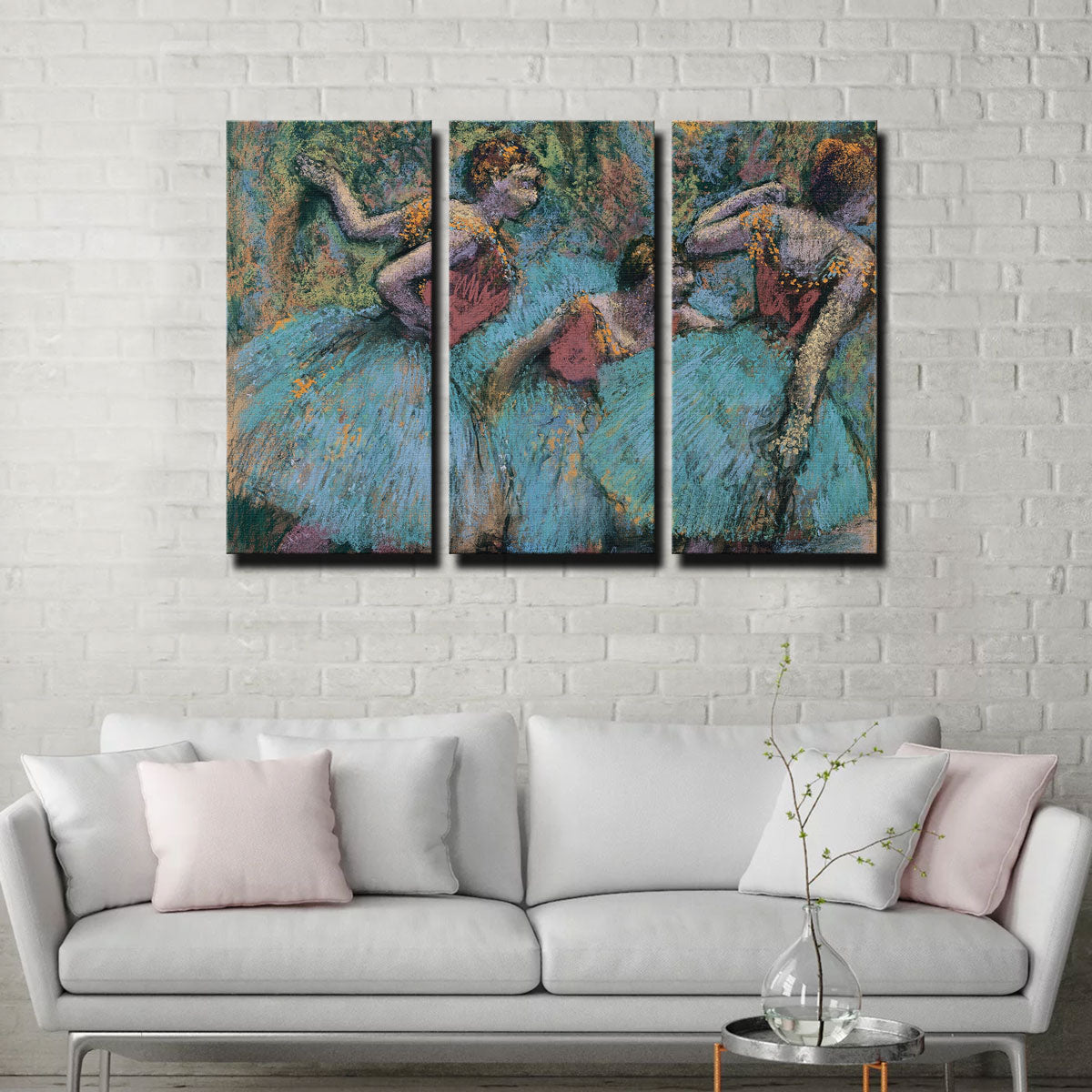 Edgar Degas' Three Dancers Exquisite Wall Art
