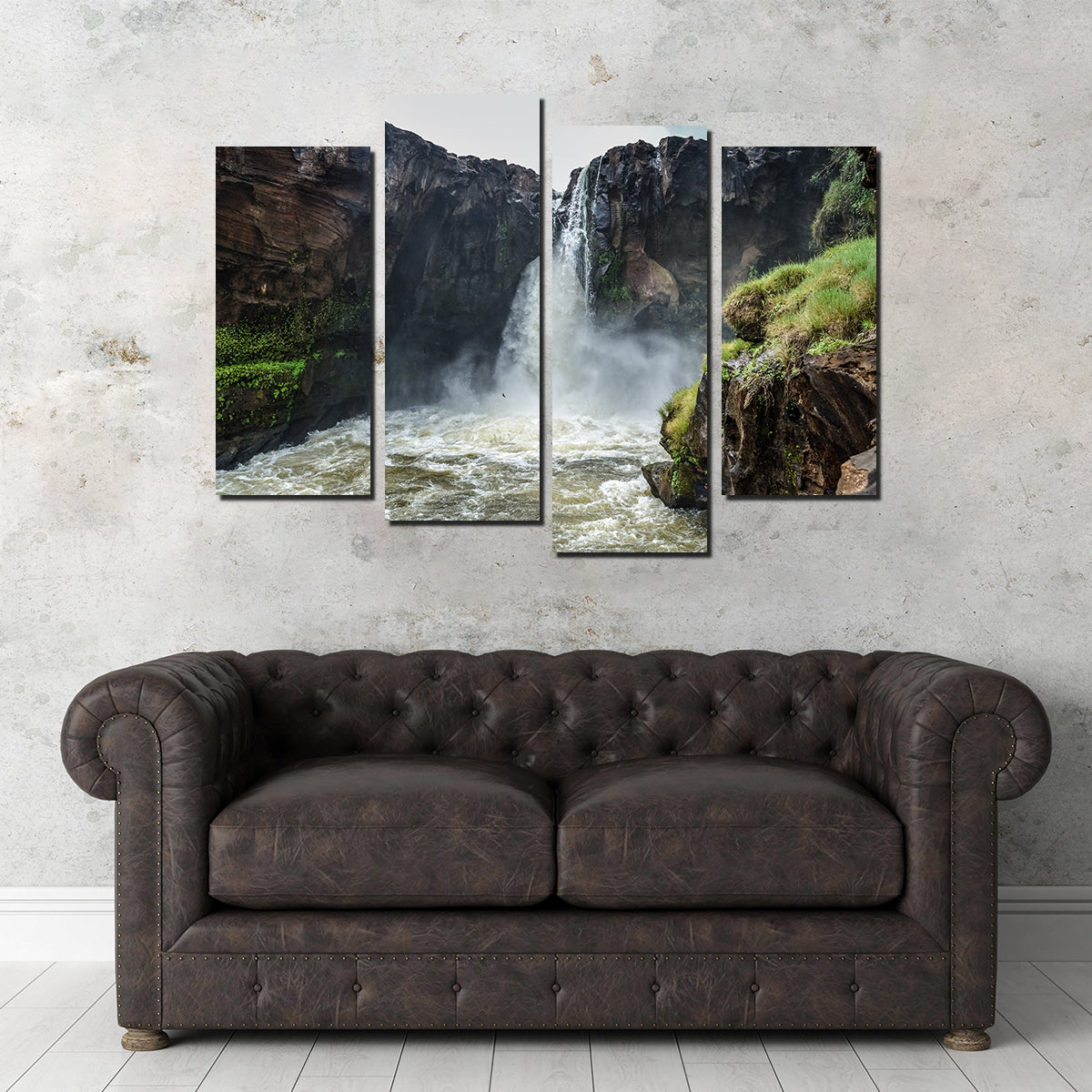 Brazilian Rio Farinha Waterfall Wall Art by Sofia Leite Fonseca