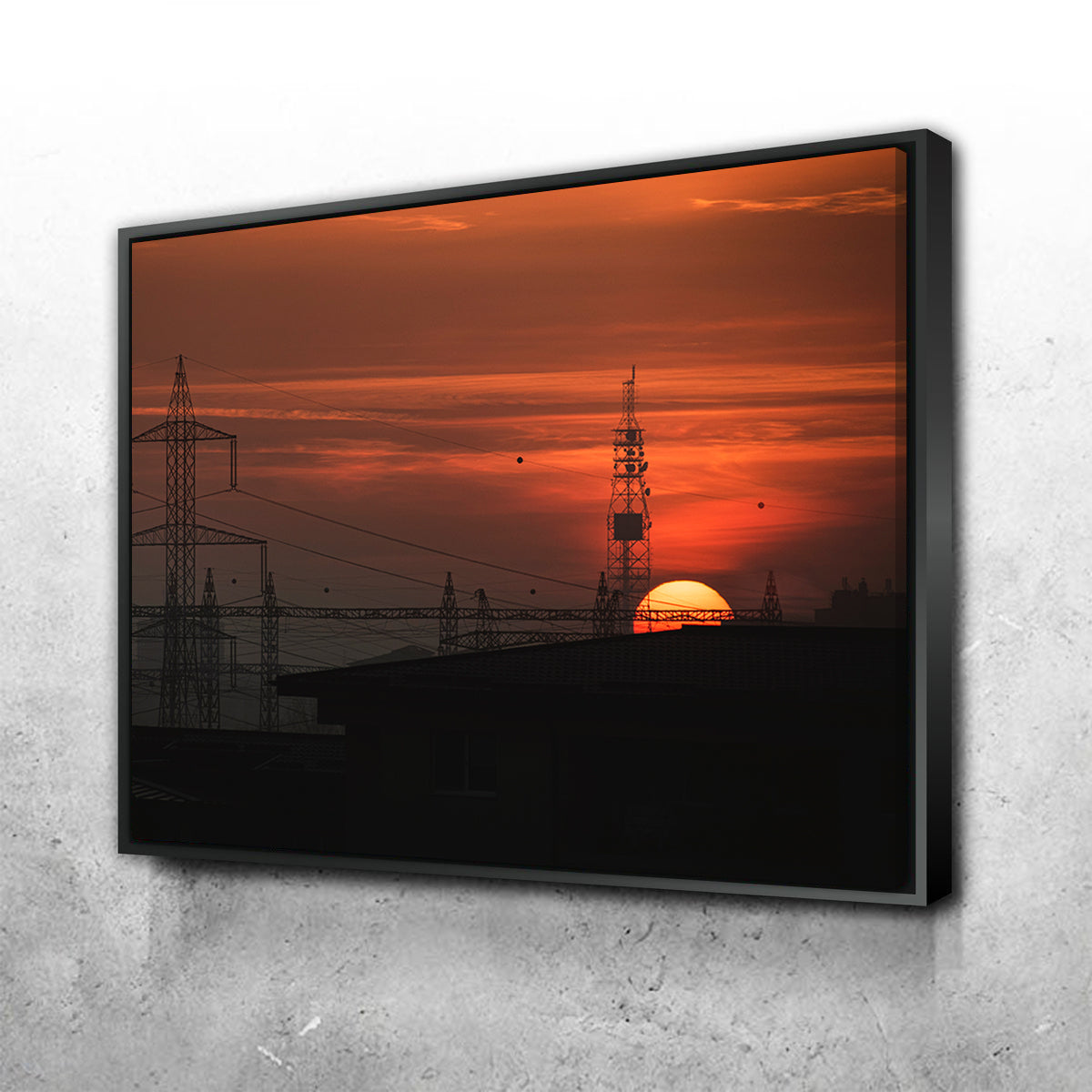 Stunning Bucharest Sunset 2 Wall Art for Your Home Decor