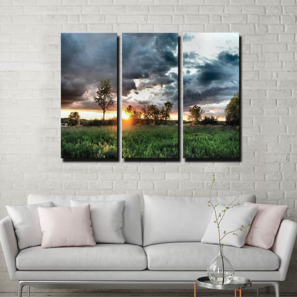Exquisite Field & Sunset Wall Art for Stunning Home Decor