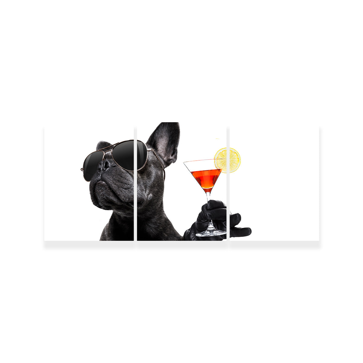 Stylish Martini Dog Wall Art for Modern Interiors