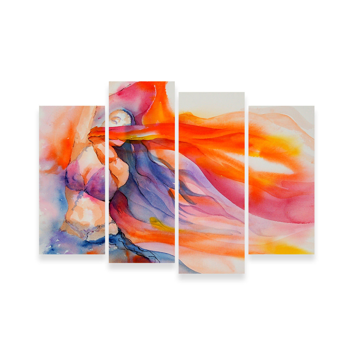 Exquisite Veil Swirl Wall Art by Gerry Segismundo