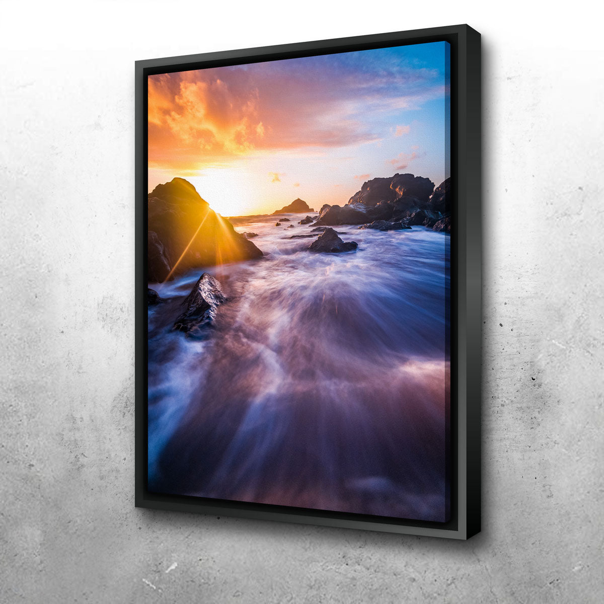 Gorgeous Sunrise Waves Wall Art by Lucas Moore