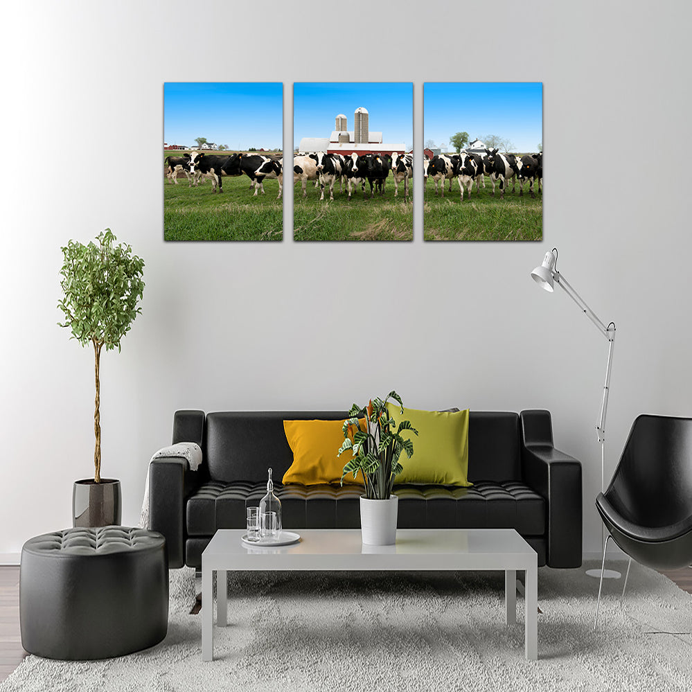 Stunning Wisconsin Dairy Cows Wall Art for Home Decor