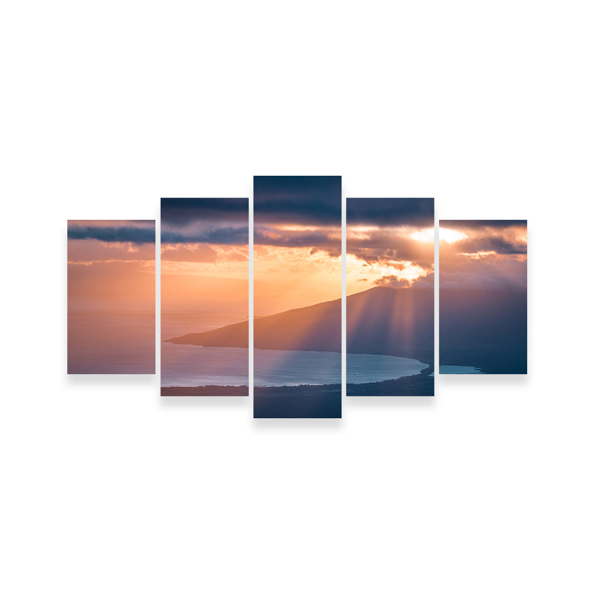 Exquisite Maui Sun Rays Wall Art by Lucas Moore