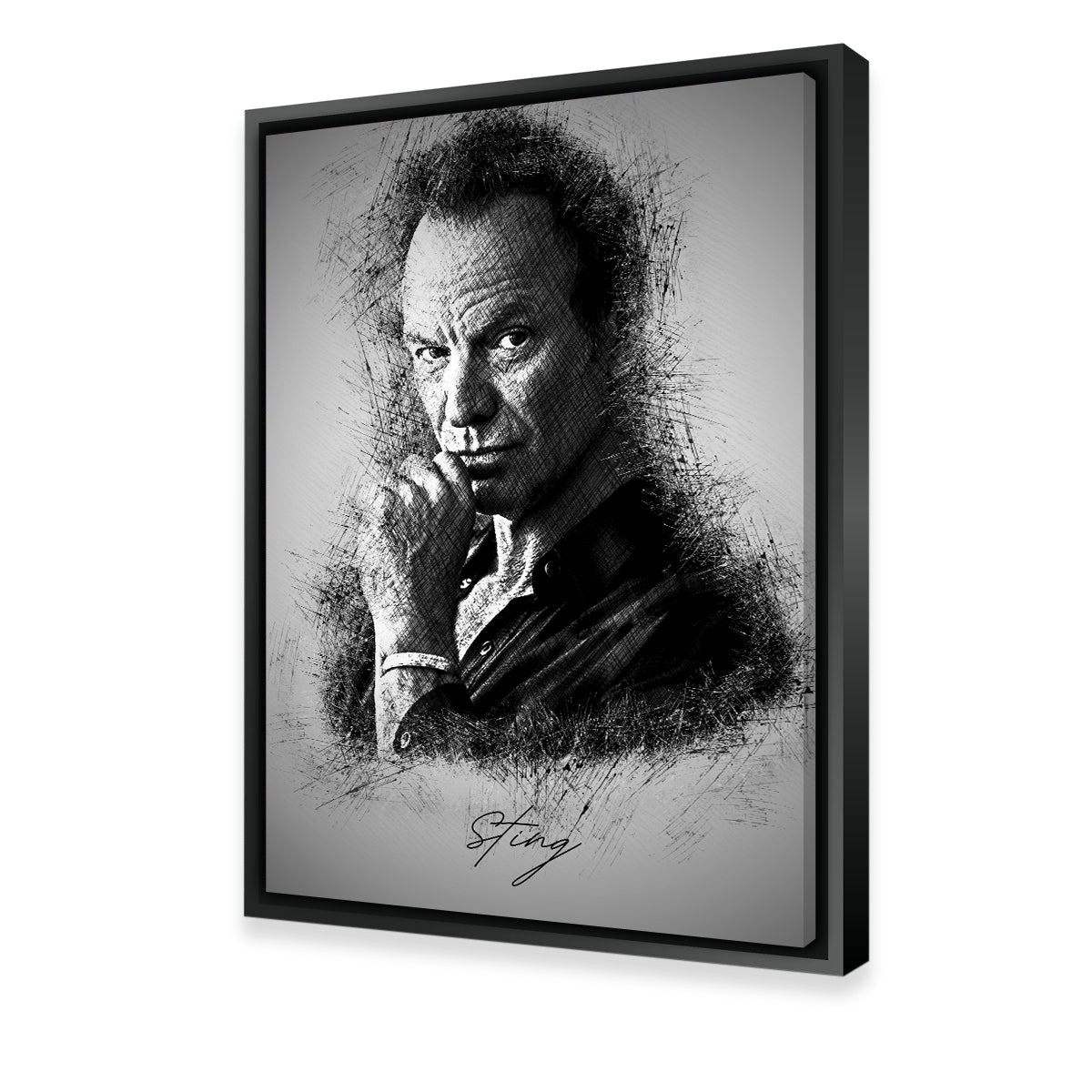 Stunning Sting Wall Art - Handmade Canvas Print