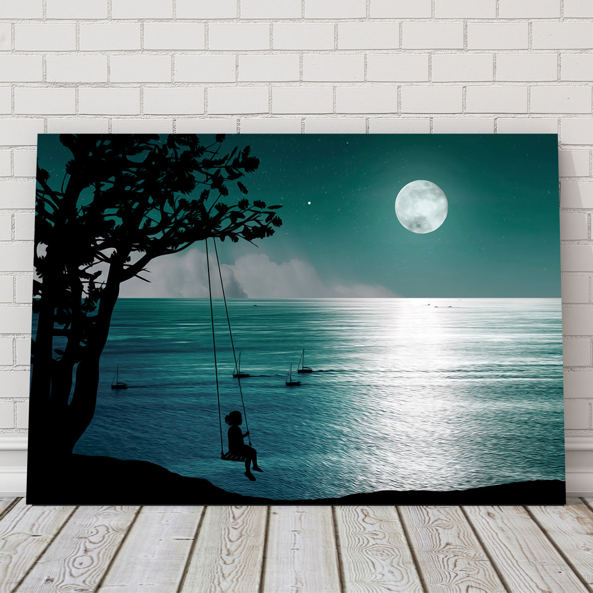 Enchanting Feelings in the Night Wall Art by George Sorin