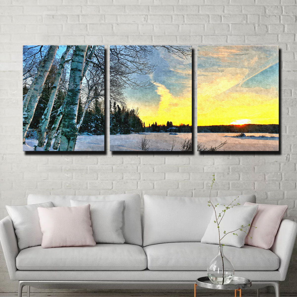 Denise Dundon's End Of A Winter's Day Stunning Wall Art