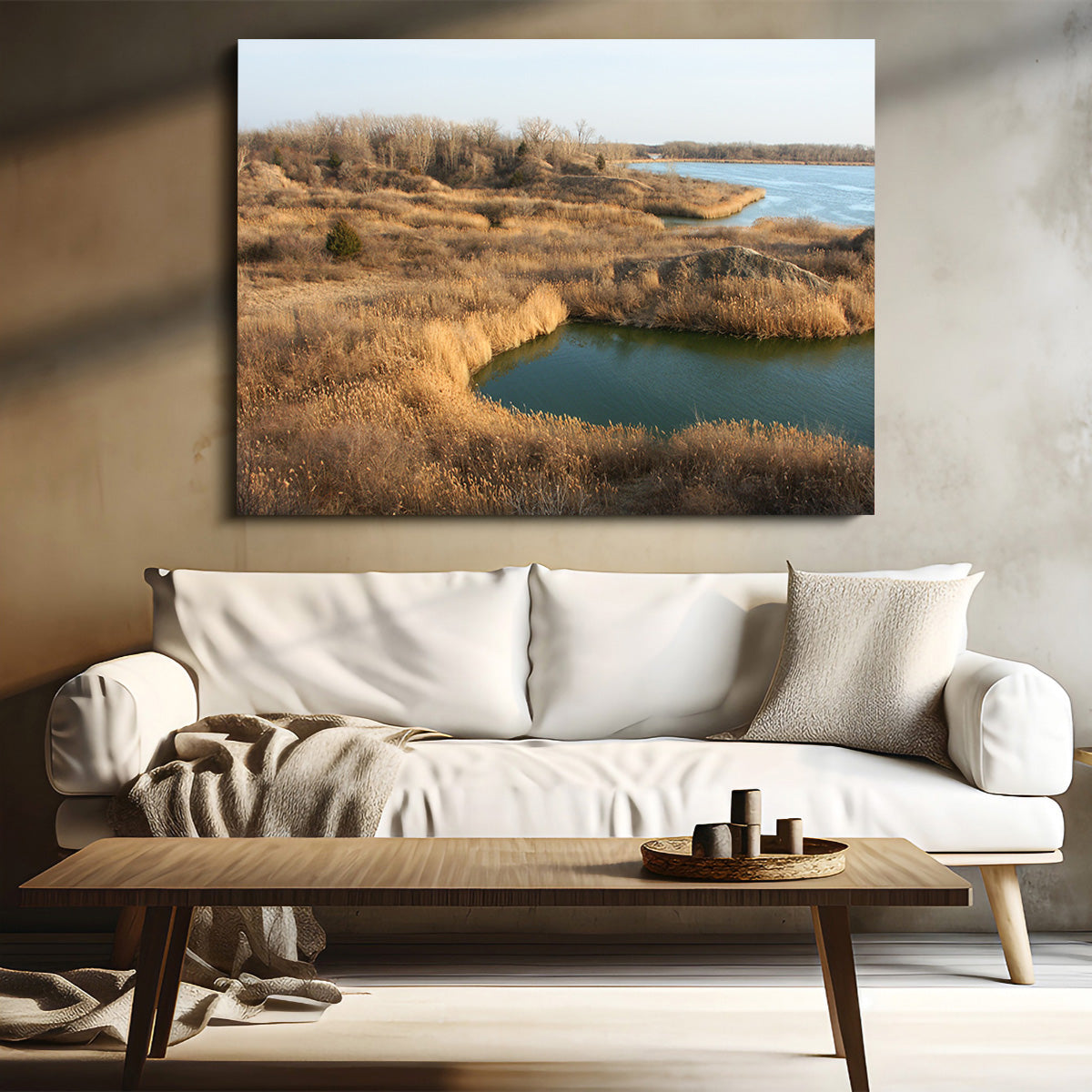 Stunning Mazonia Braidwood State Fish and Wildlife Area Wall Art - Sustainable Pine Frame Canvas