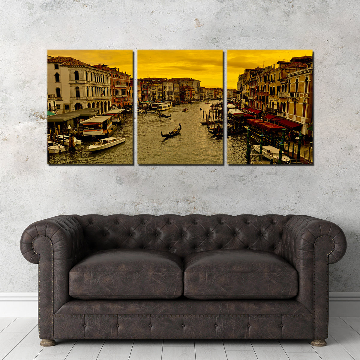 Exquisite Venice Gondola Wall Art by David Campbell