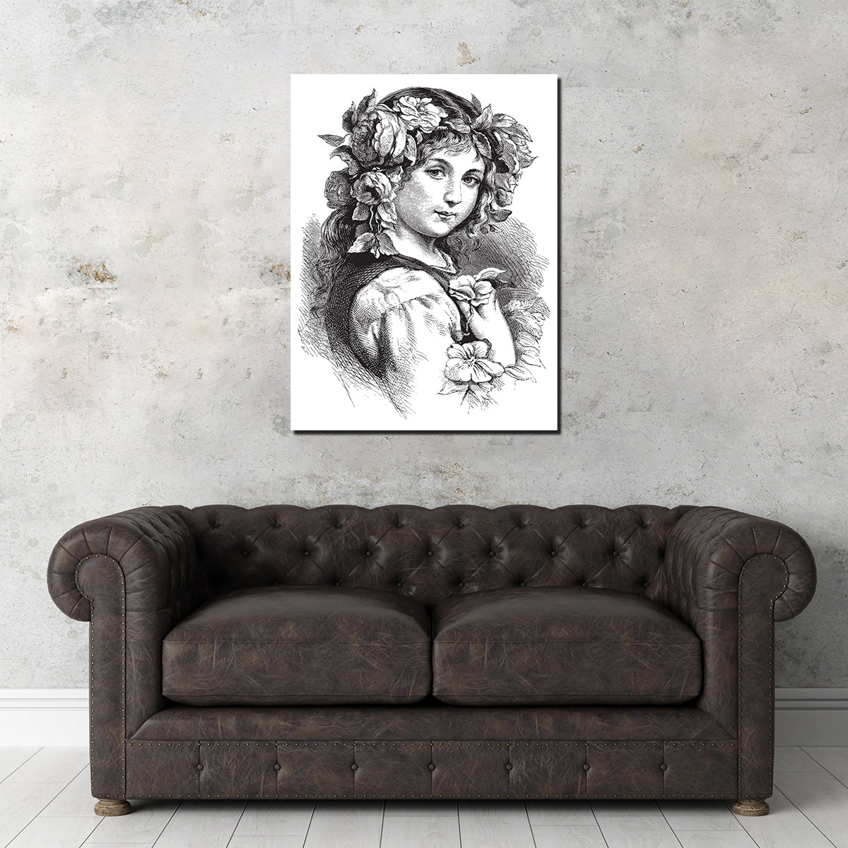 Charming Vintage Girl Wall Art for Stunning Decor