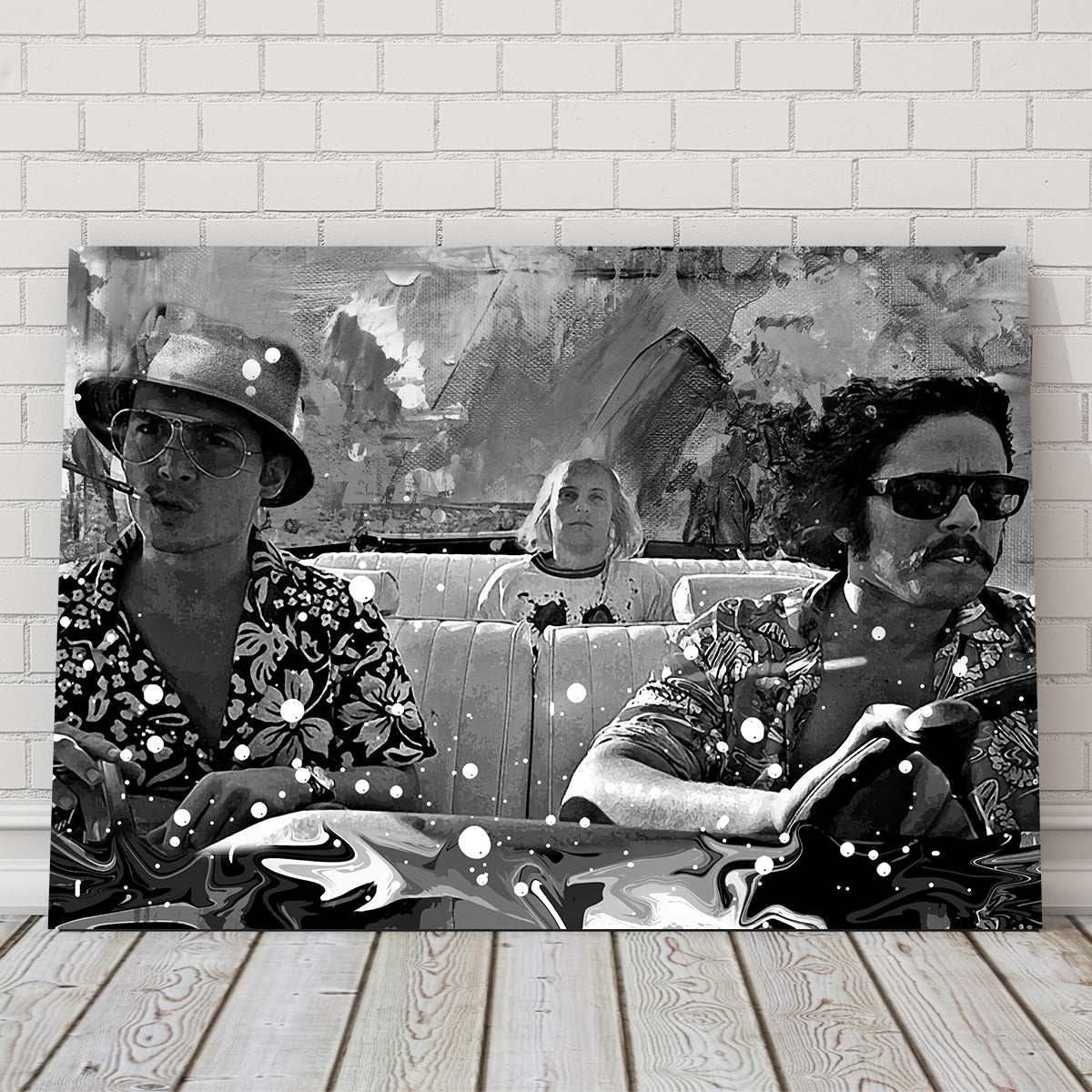 Striking Fear and Loathing Grayscale Wall Art for Stunning Decor