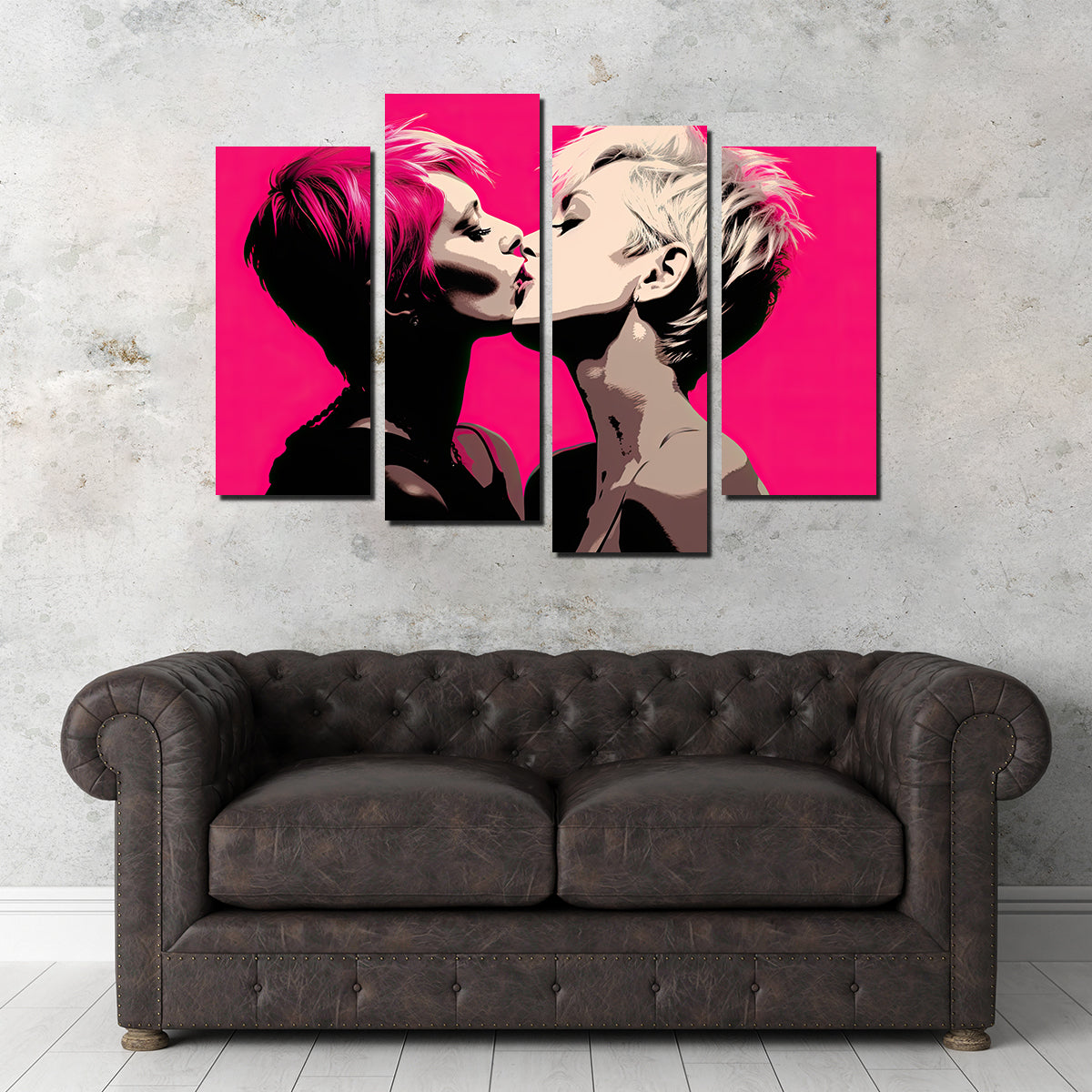 Gorgeous Lady Gaga & Pink Inspiring Wall Art by Ralph & Laura Design