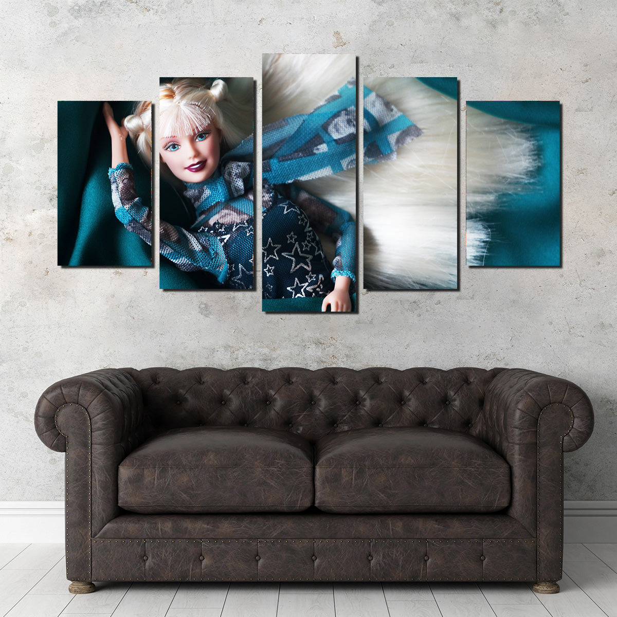 Exquisitely Stylish Barbie - A Captivating Decor Piece