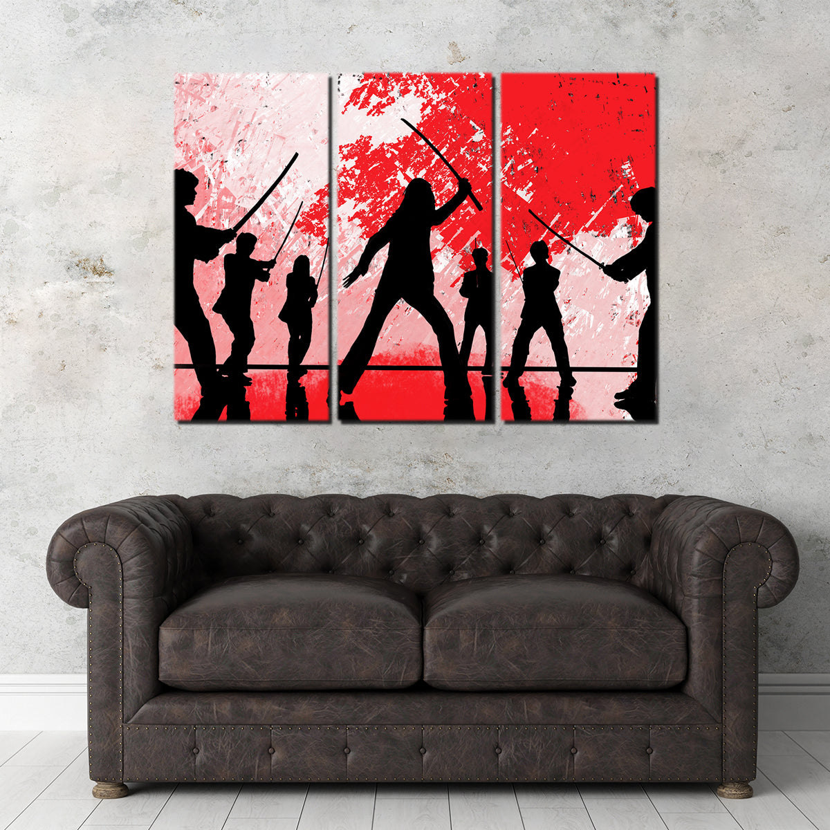 Stunning Bride vs Crazy 88 Wall Art by Andy Brackpool