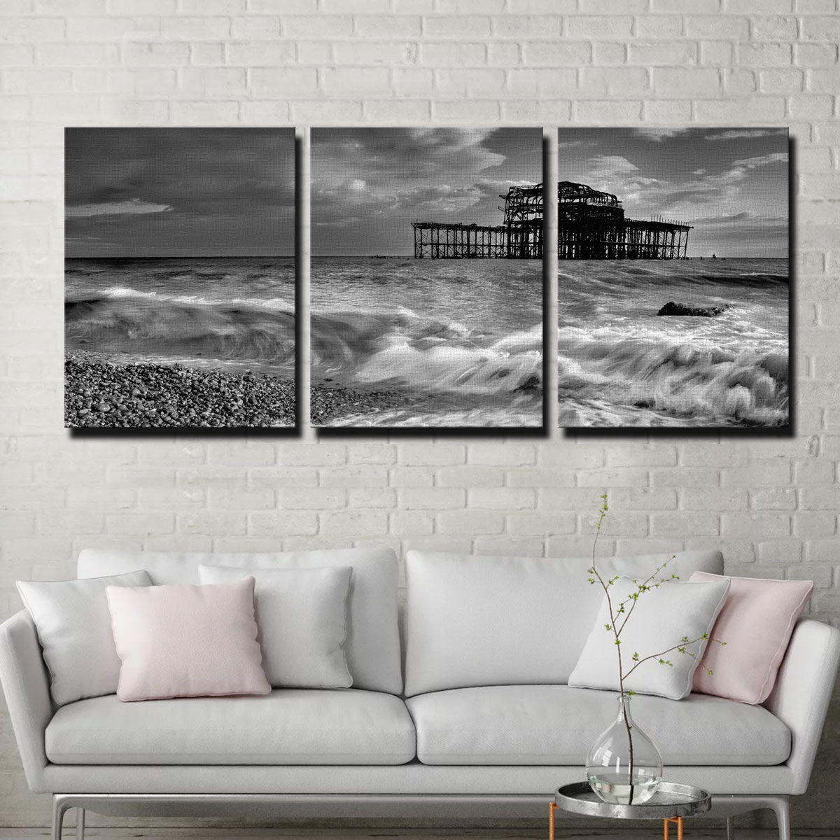 Stunning Brighton West Pier Wall Art by Mike Cotton