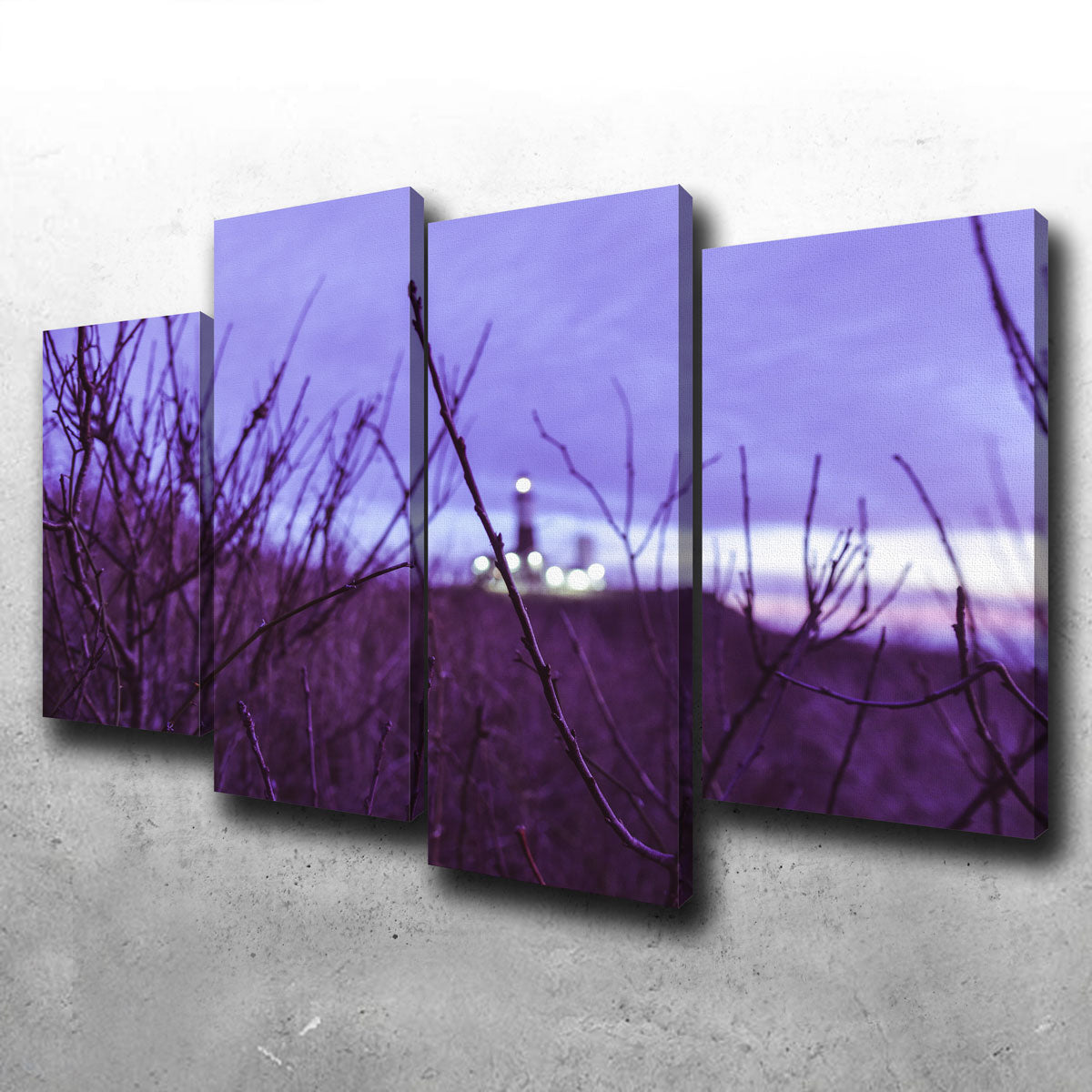 Stunning Faded Lighthouse Wall Art by Dennis Maida