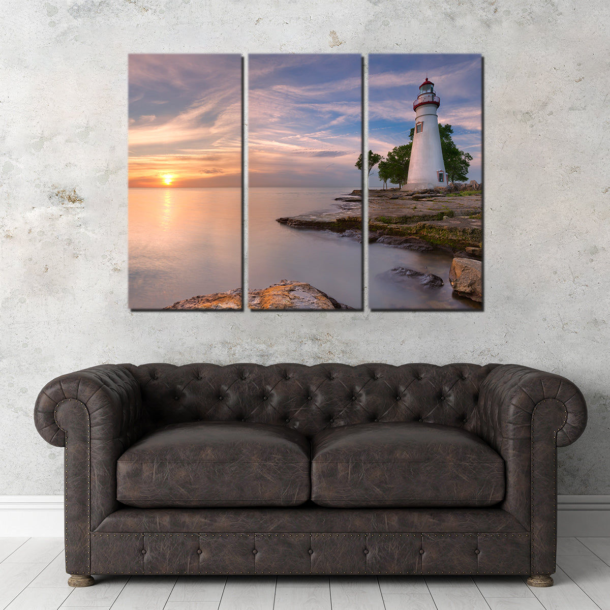 Gorgeous Marblehead Lighthouse on Lake Erie Wall Art for Stunning Decor