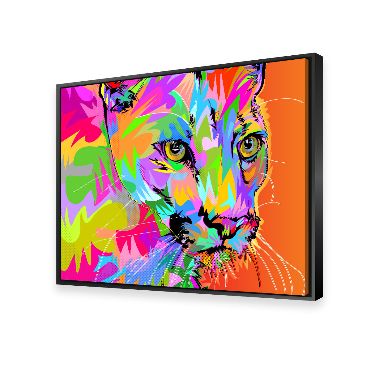Vibrant Colorful Panther Wall Art for Stunning Decor