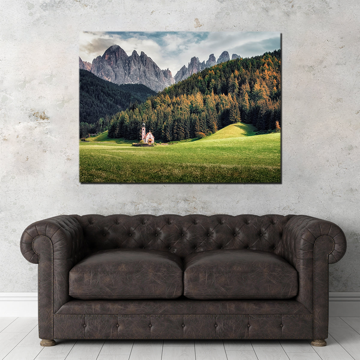 Exquisite Val Di Funes Wall Art by Manjik Pictures