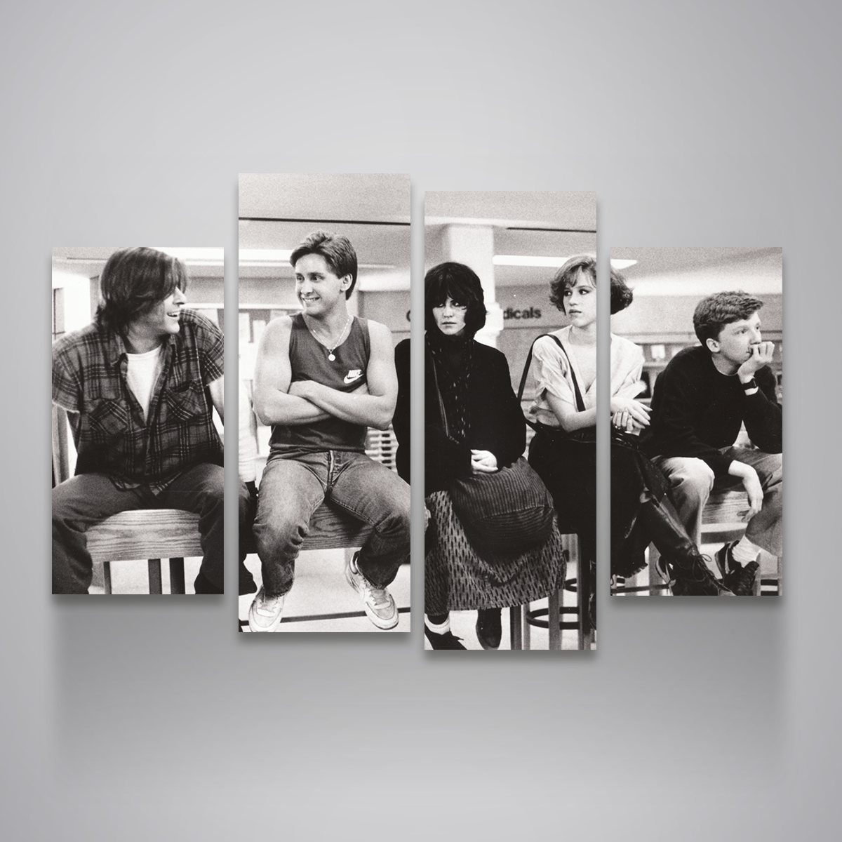Exquisite Breakfast Club Wall Art for Home Decor