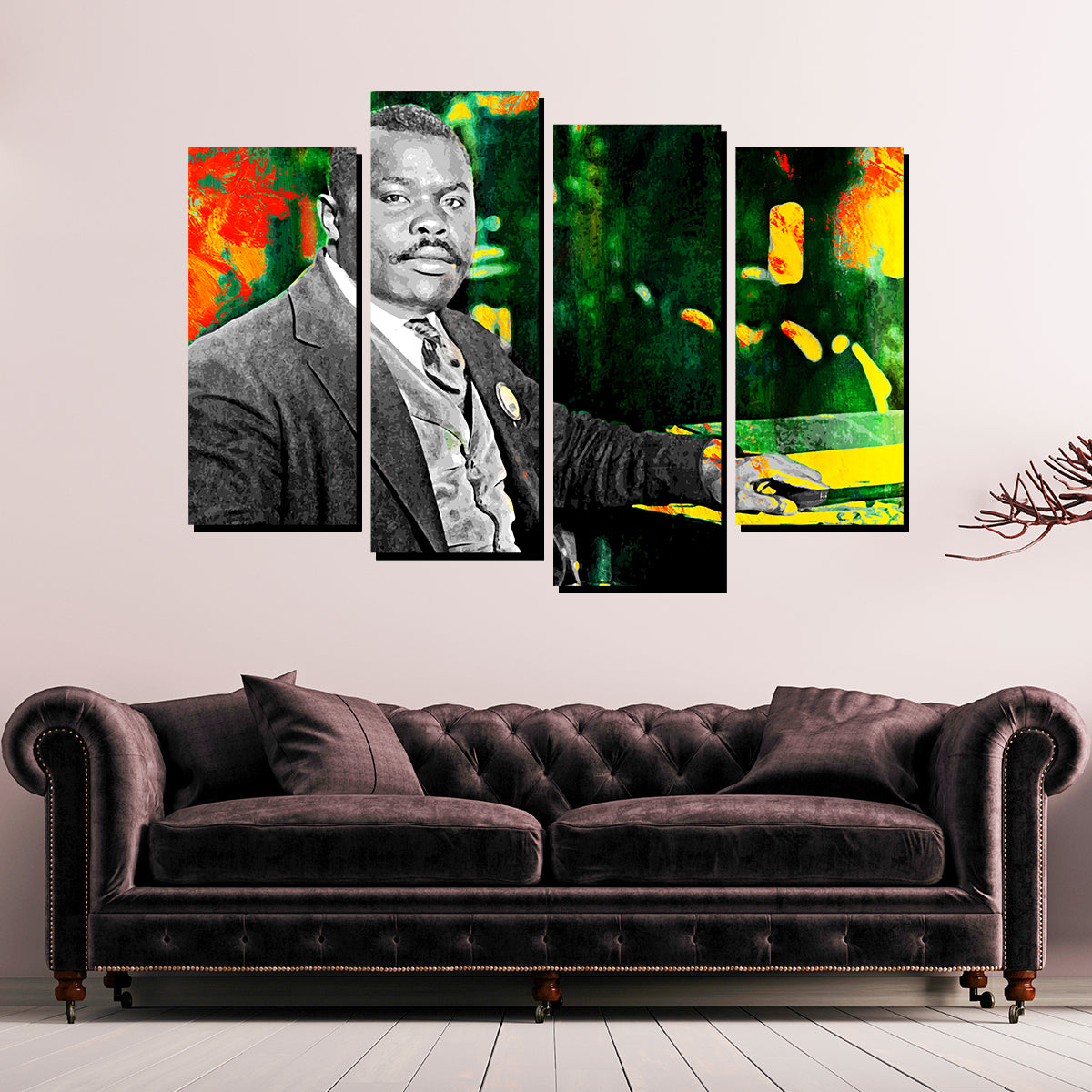 Marcus Garvey Inspiring Wall Art - Museum Quality Canvas Prints