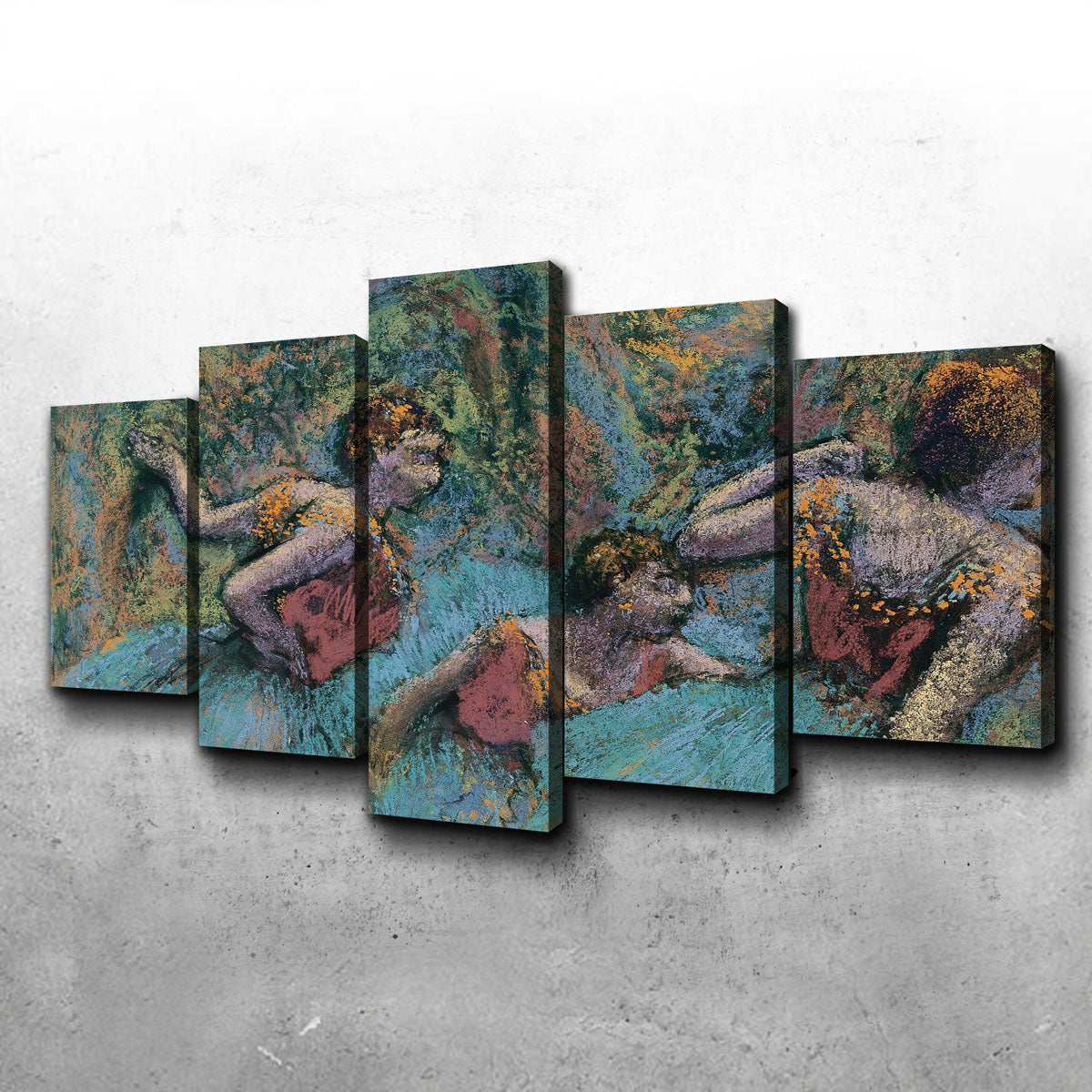 Edgar Degas' Three Dancers Exquisite Wall Art