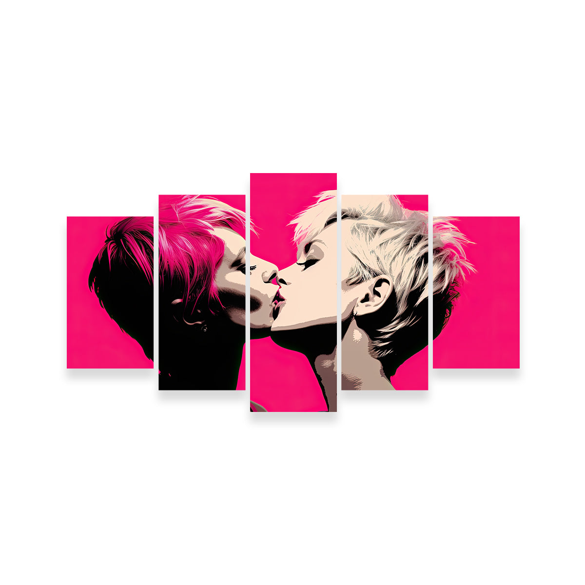 Gorgeous Lady Gaga & Pink Inspiring Wall Art by Ralph & Laura Design