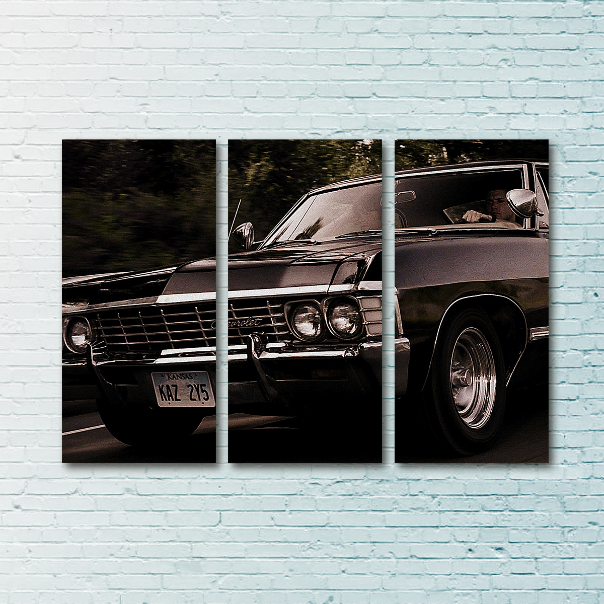 Eye - Catching Supernatural Impala Wall Art for Stunning Decor