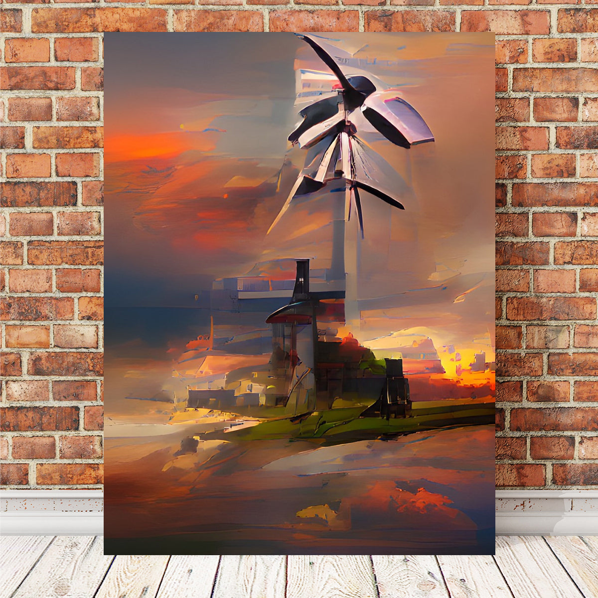 Stunning Windmill Wall Art by Gabriel Ritcey