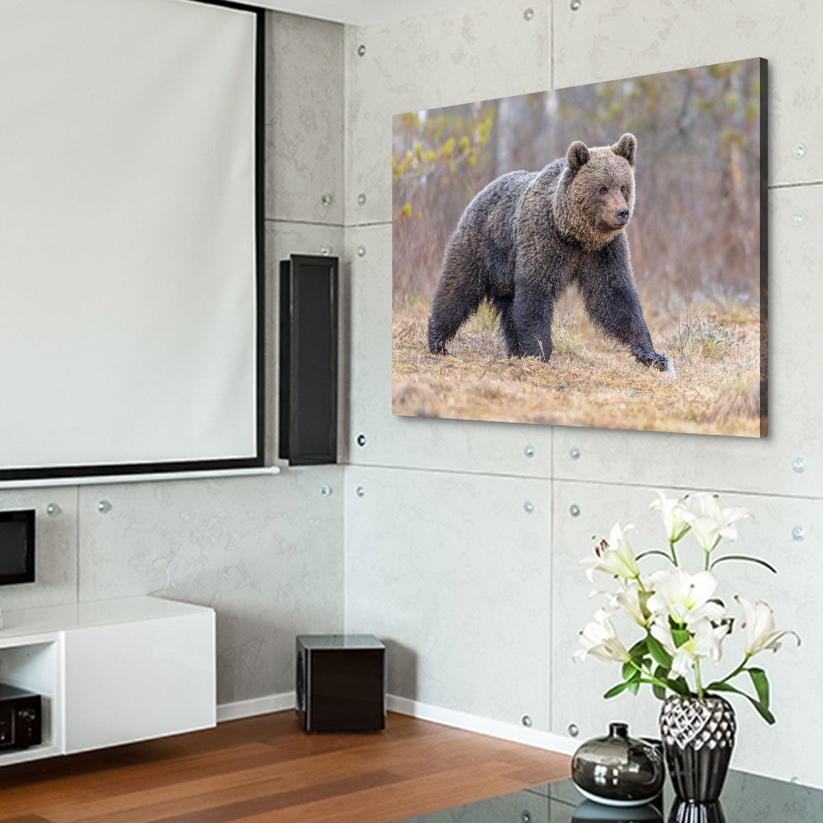 Stunning Eurasian Brown Bear Wall Art for Your Home Decor