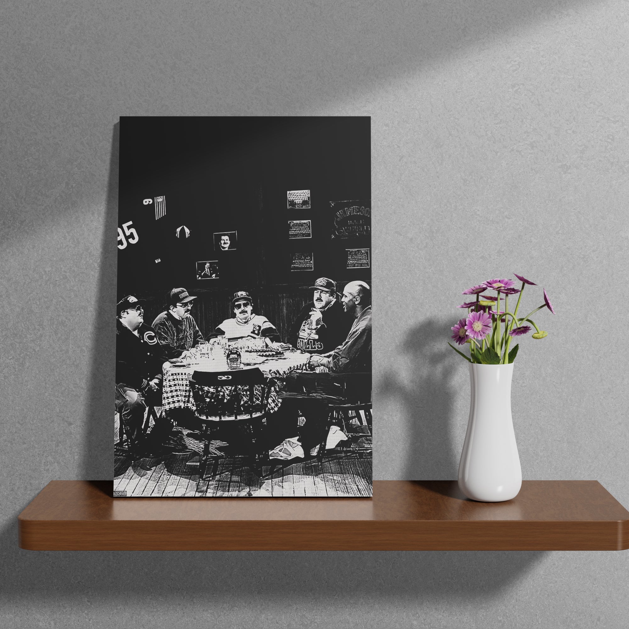 Da Bears Stunning Grayscale Wall Art for Home Decor