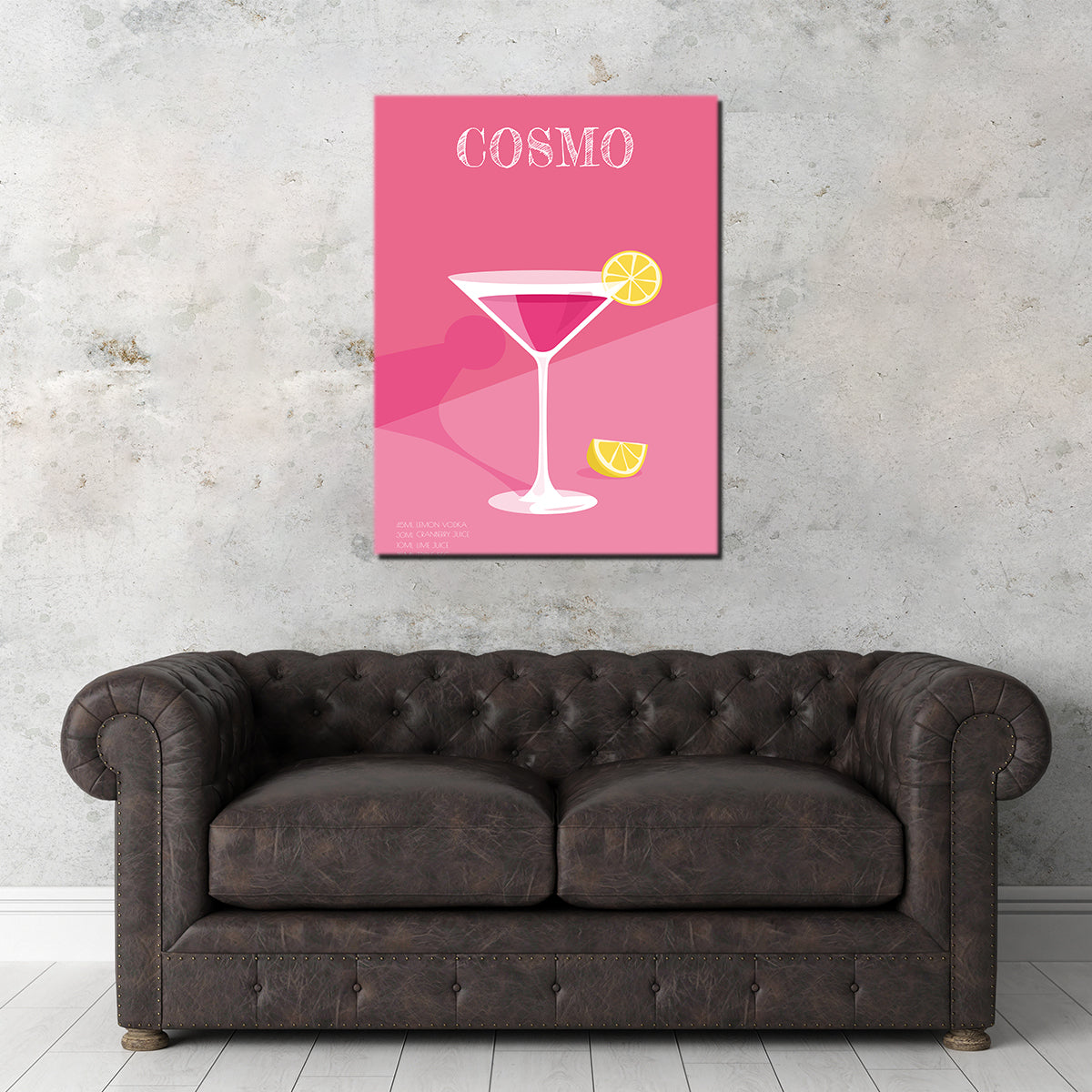 Stunning Cosmopolitan Wall Art by Groovy Vibe Studio