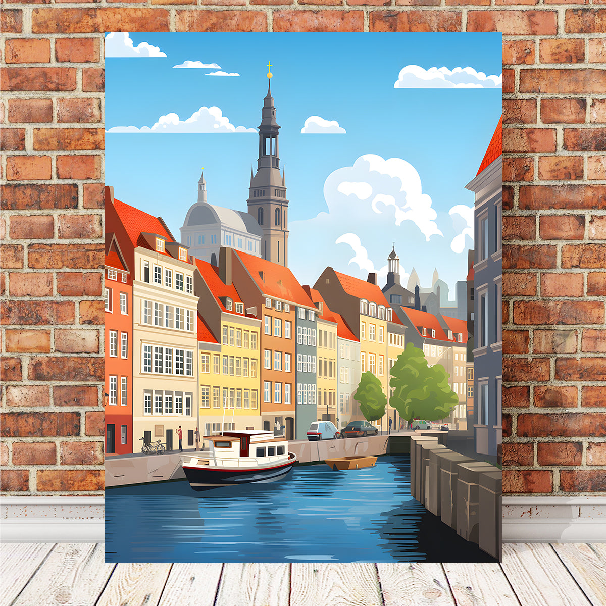 Stunning Copenhagen Wall Art by Valth Graphics