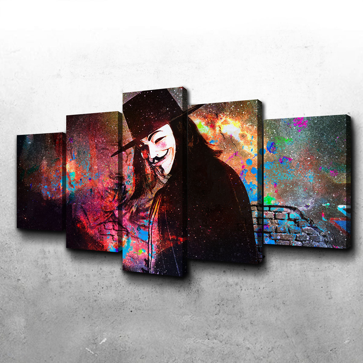 V For Vendetta Stunning Wall Art - Ideal Home Decor