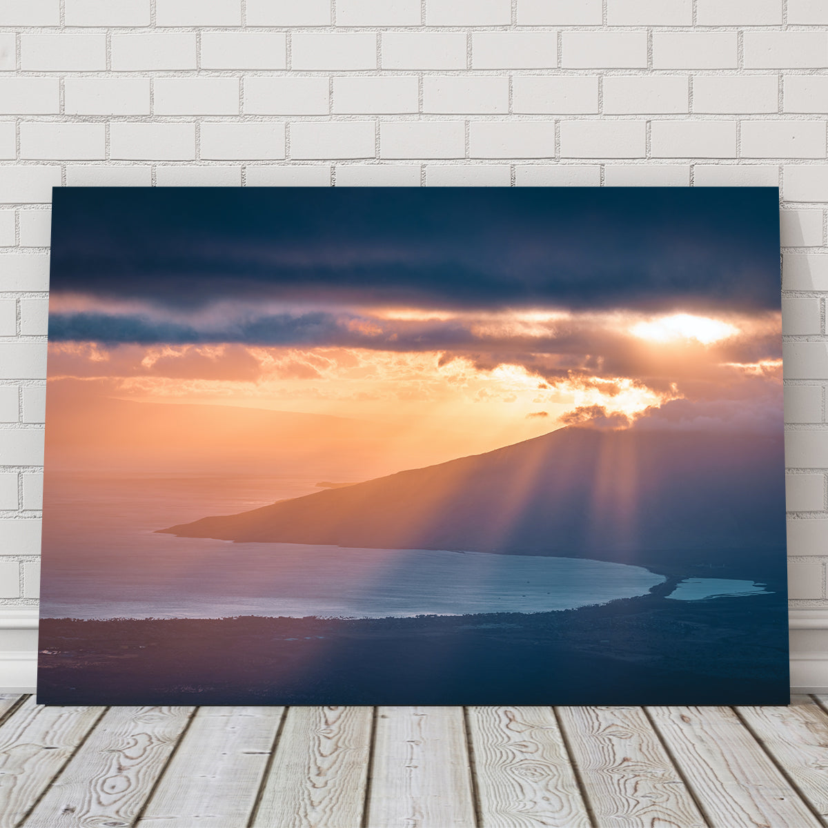 Exquisite Maui Sun Rays Wall Art by Lucas Moore