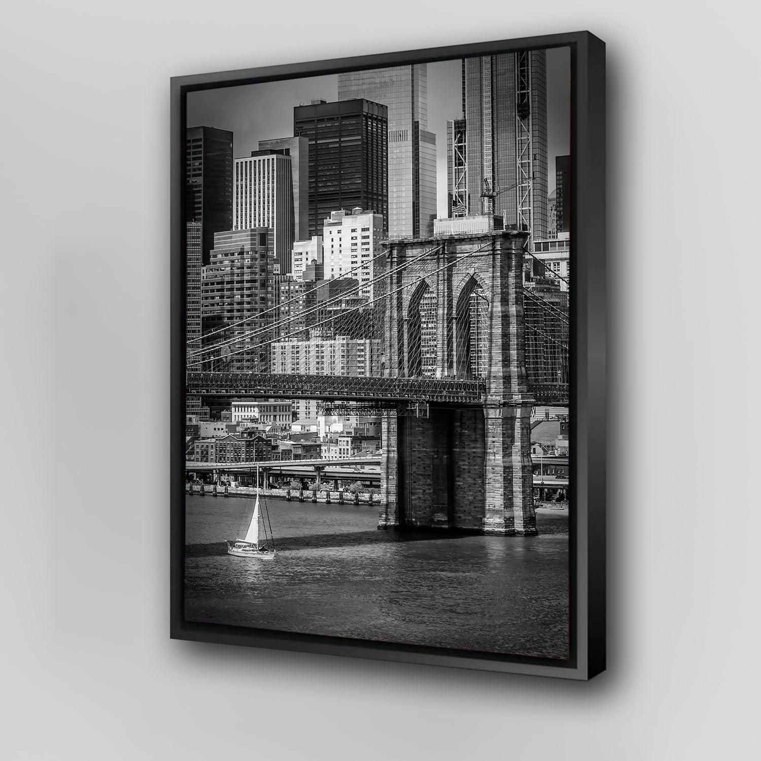 Stunning Brooklyn Bridge & Lower Manhattan Wall Art by Melanie Viola