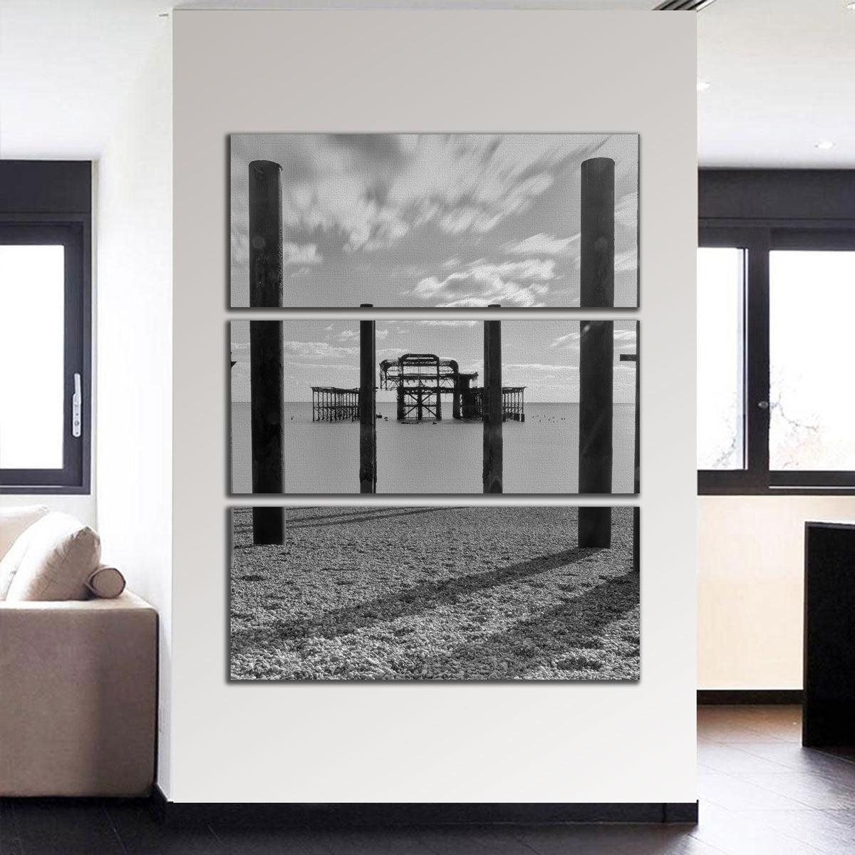 Stunning West Pier Wall Art by Mike Cotton
