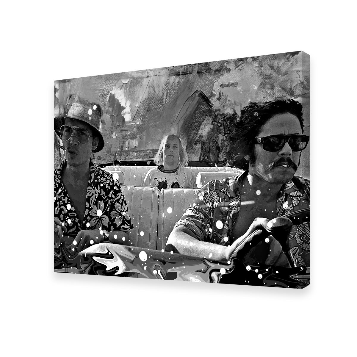 Striking Fear and Loathing Grayscale Wall Art for Stunning Decor