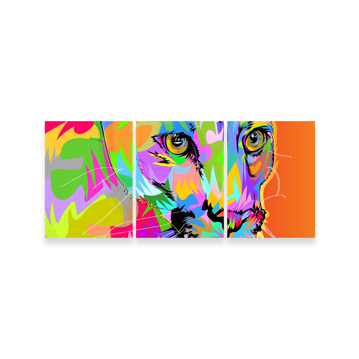Vibrant Colorful Panther Wall Art for Stunning Decor
