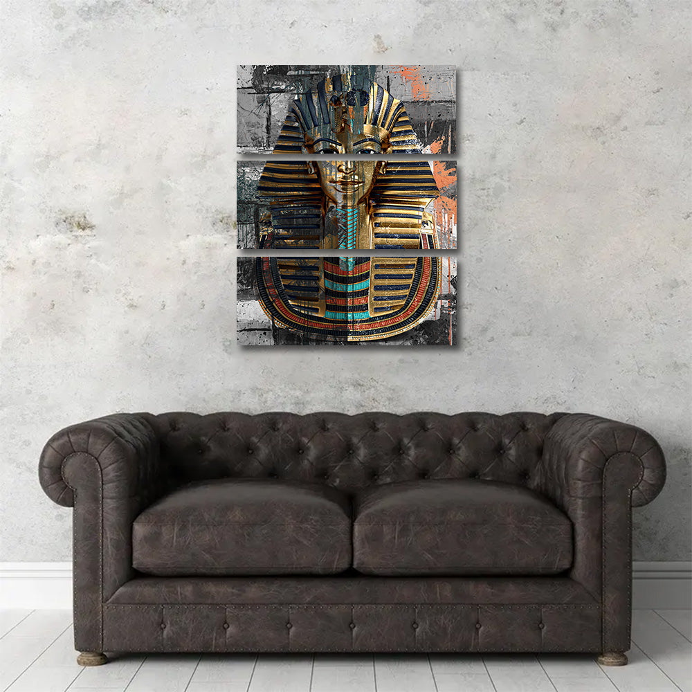 Exquisite King Tut Wall Art - Ideal for Home Decor