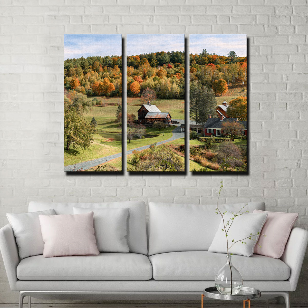 Exquisite Farmstead Panoramic Wall Art by Shaun Mayer