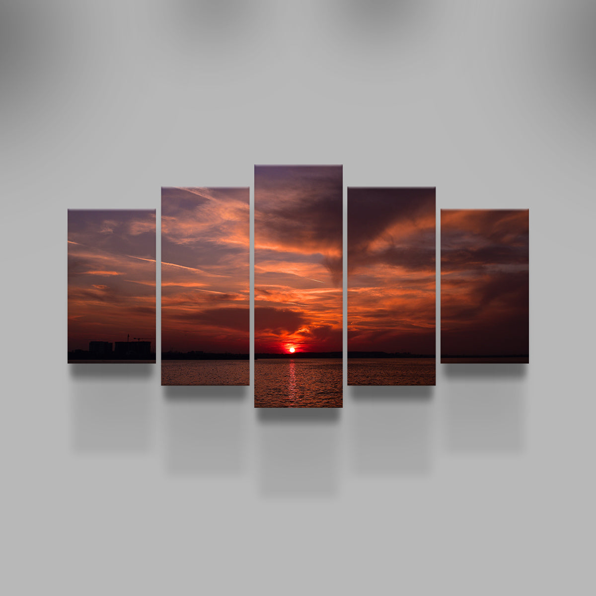 Stunning Bucharest Sunset 1 Wall Art for a Captivating Home Decor