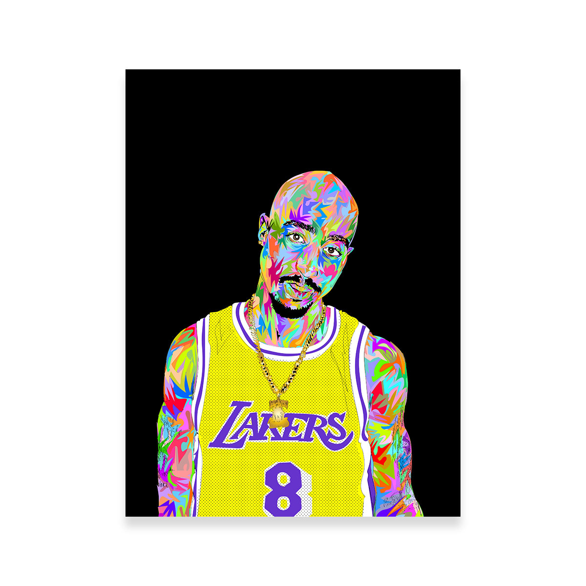 Tupac Kobe Wall Art - Stunning Museum-Quality Canvas Prints