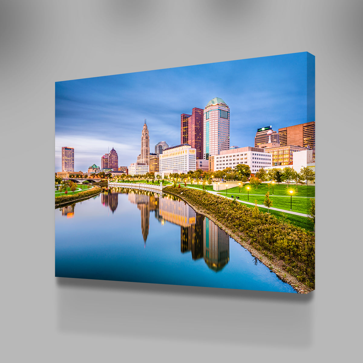 Stunning Columbus Ohio Skyline Wall Art for Home Decor