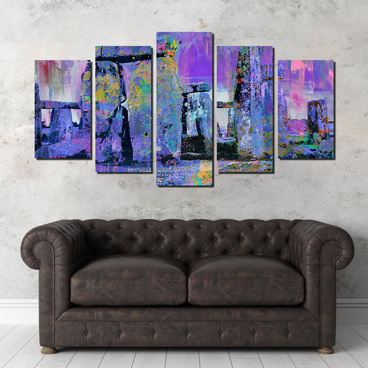 Exquisite Stonehenge Abstract Wall Art by Stephen Chambers