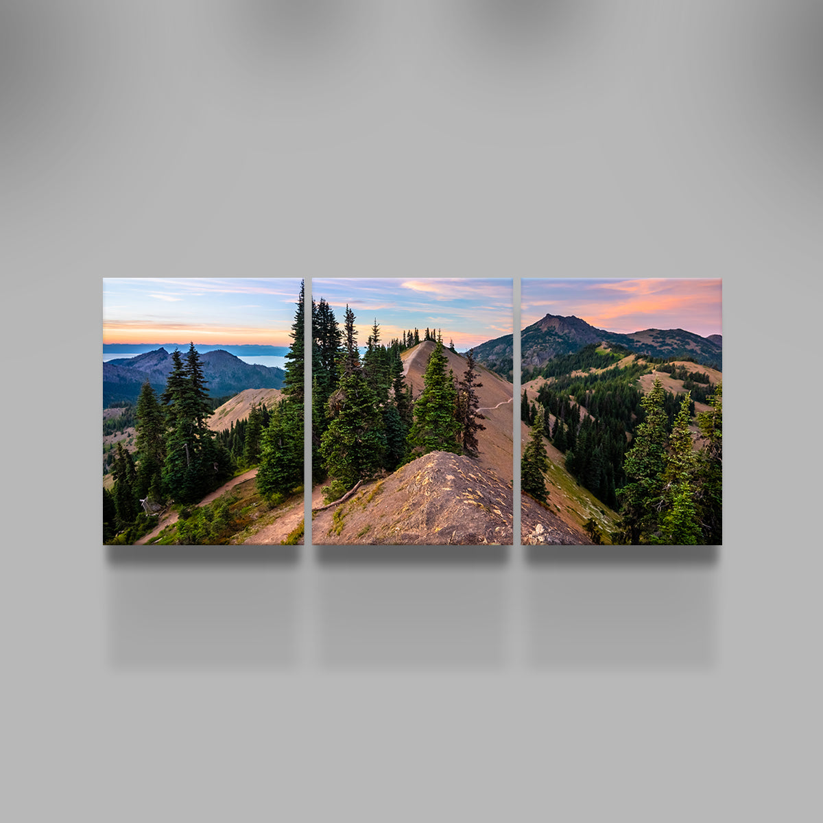 Stunning Mountaintop Sunset Wall Art by Lucas Moore