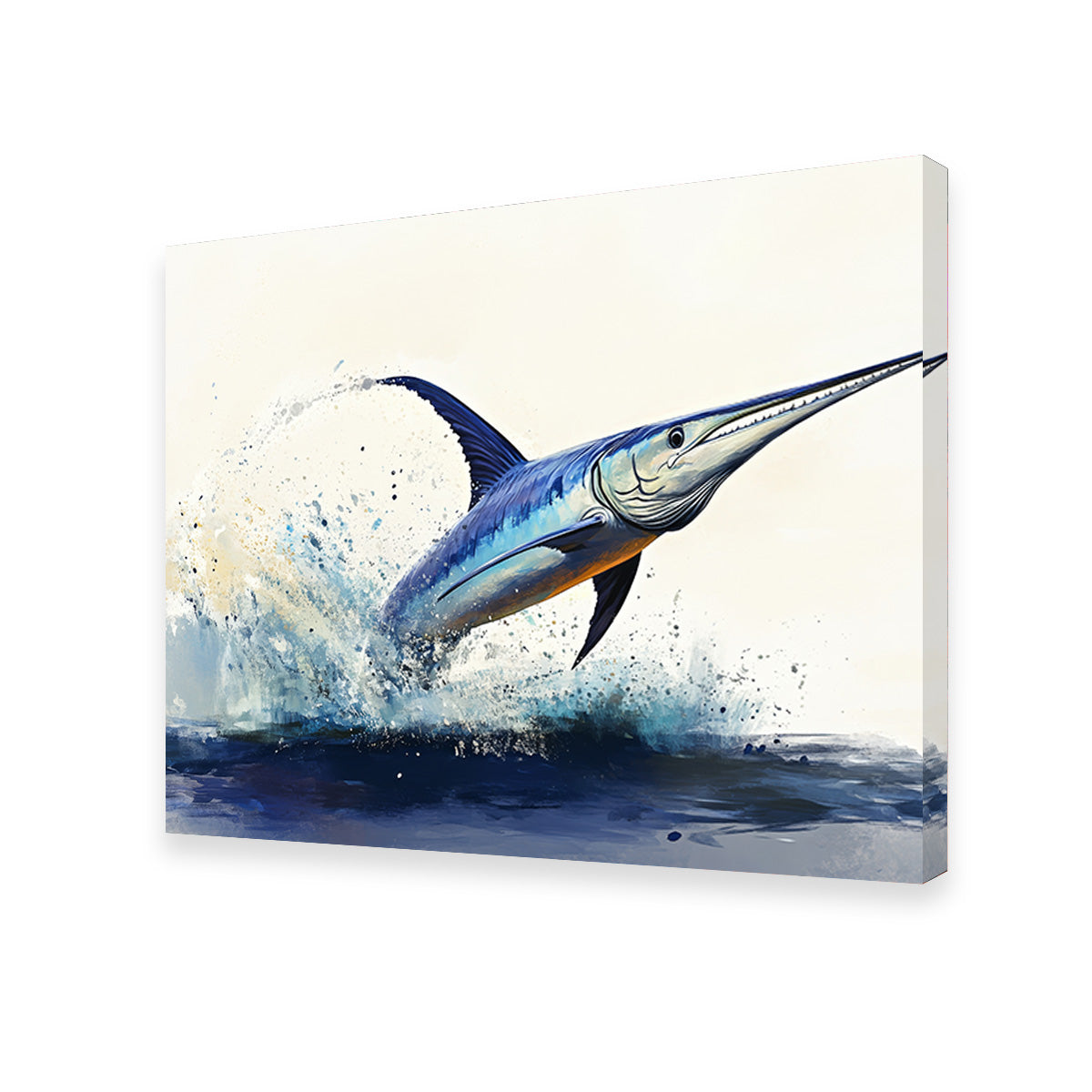 Eye-Catching Jumping Swordfish Wall Art for Stunning Home Decor