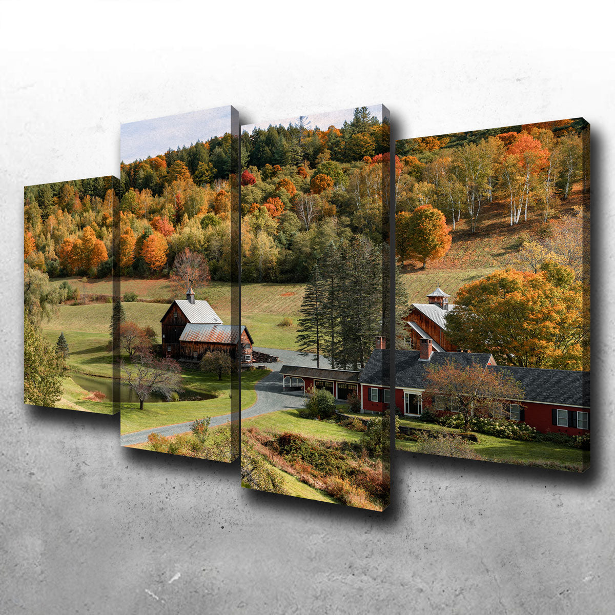 Exquisite Farmstead Panoramic Wall Art by Shaun Mayer