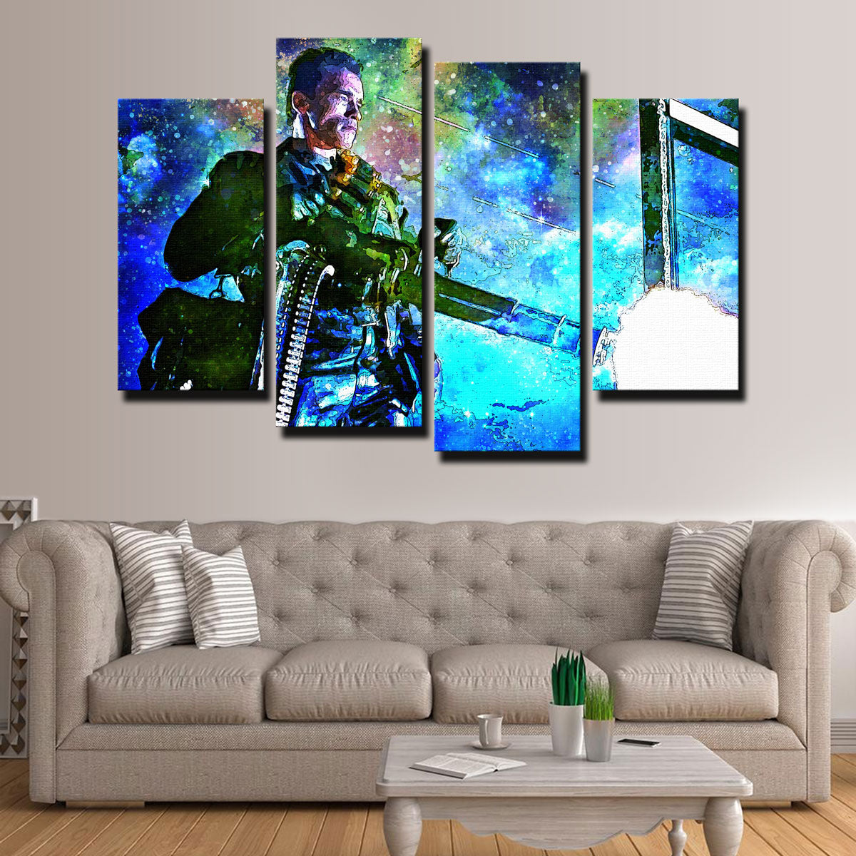 Exquisite T2 Wall Art - Sustainable Pine Wood Framed Canvas